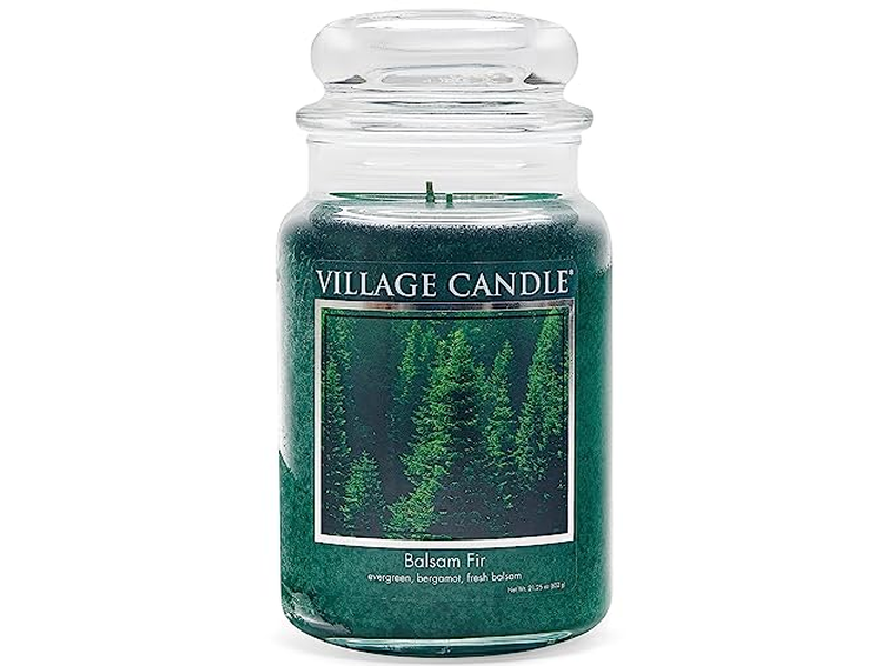 Village Candle Balsam Fir Large Apothecary Jar Scented Candle