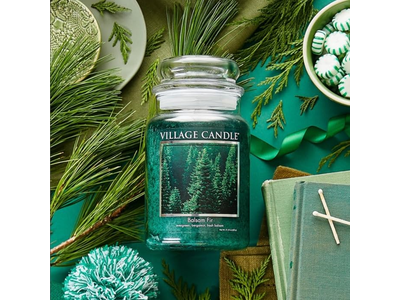 Village Candle Balsam Fir Large Apothecary Jar Scented Candle